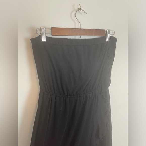 Black Maxi Summer Dress Medium - Picture 4 of 6